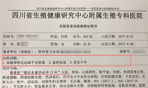 贵州治疗输卵管堵塞的专业医院